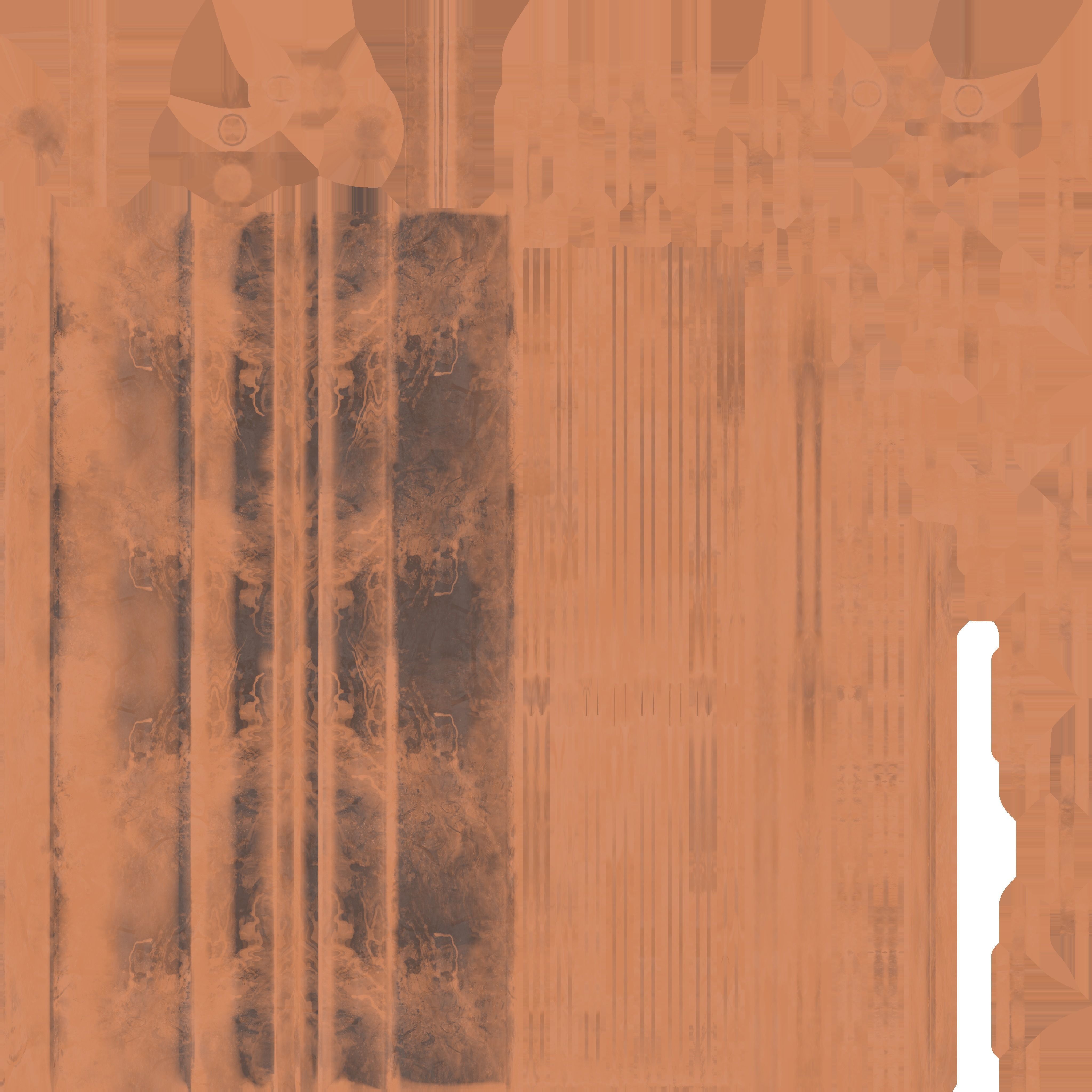 Copper Pendant Light Low-poly 3D model_11