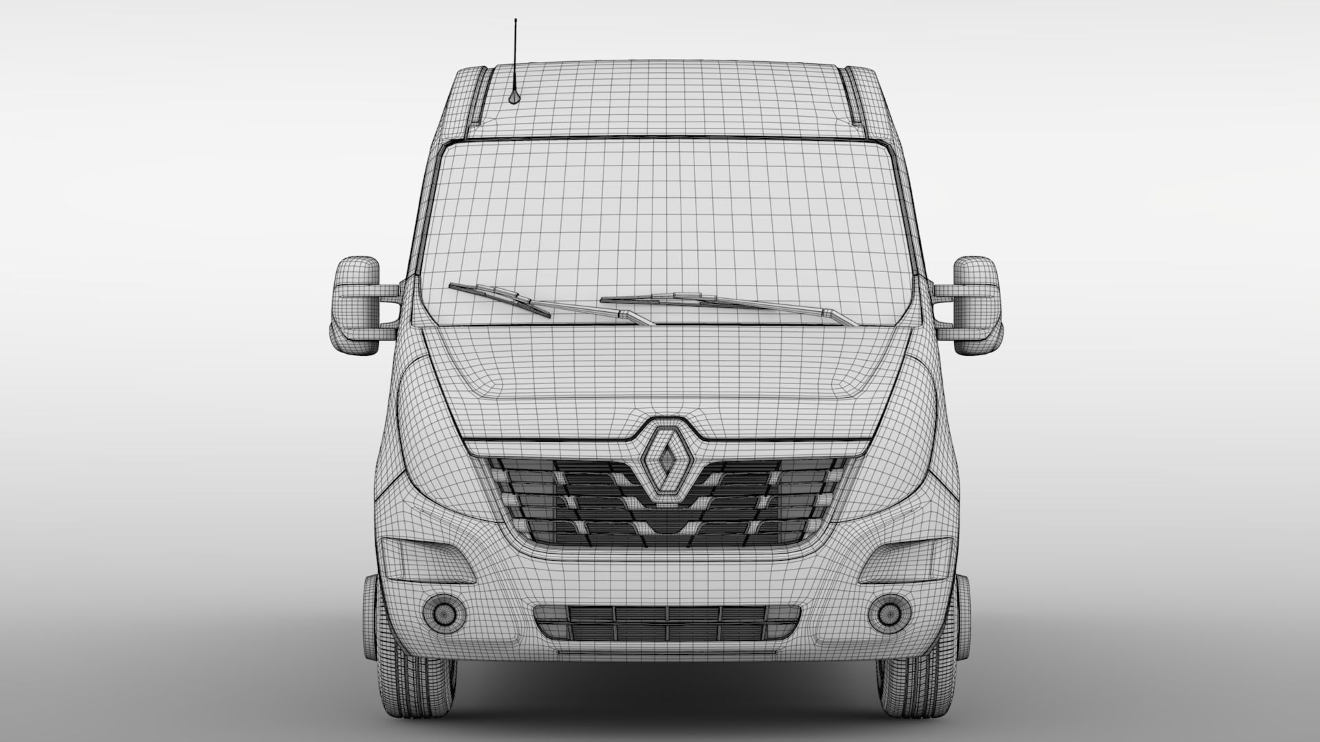 Renault Master L3H2 Van 2017 3D model_19