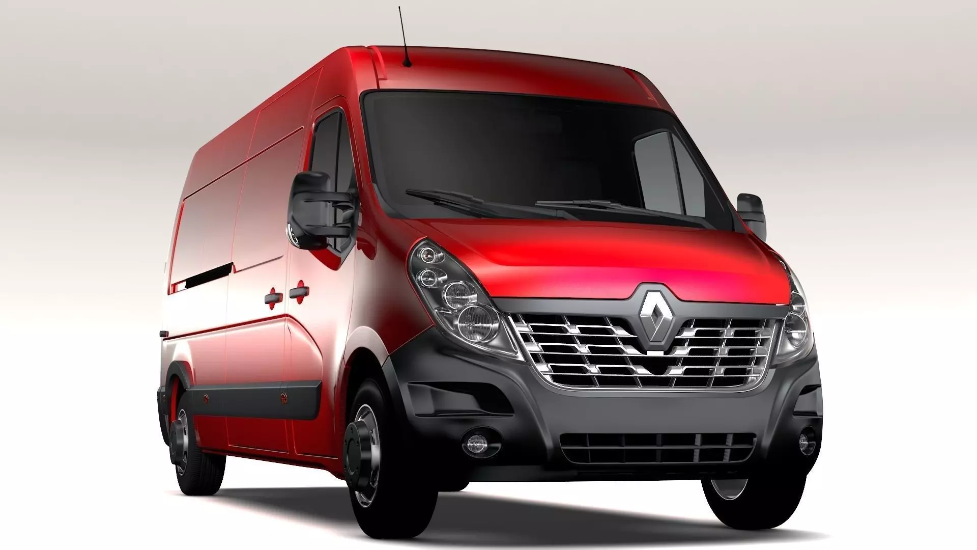Renault Master L3H2 Van 2017 3D model_0