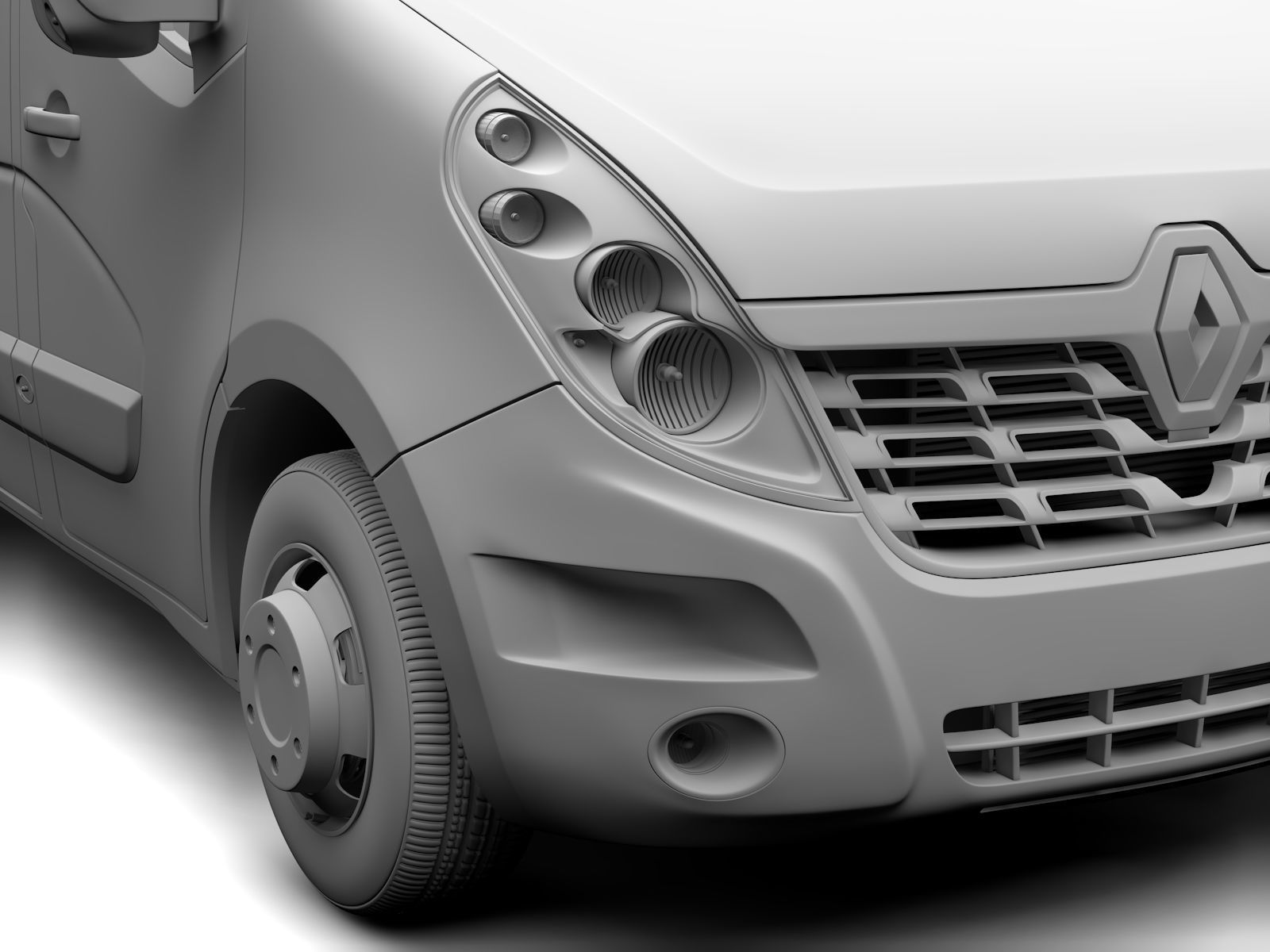 Renault Master L3H2 Van 2017 3D model_12