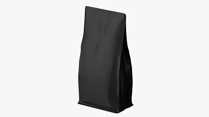 Coffee Bag Mockup 18 3D model 2