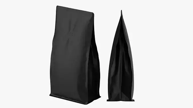 Coffee Bag Mockup 18 3D model
