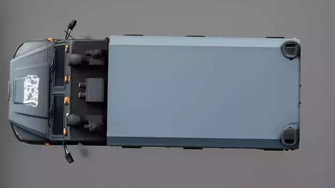 SWAT Armored Truck Low-poly 3D model 6