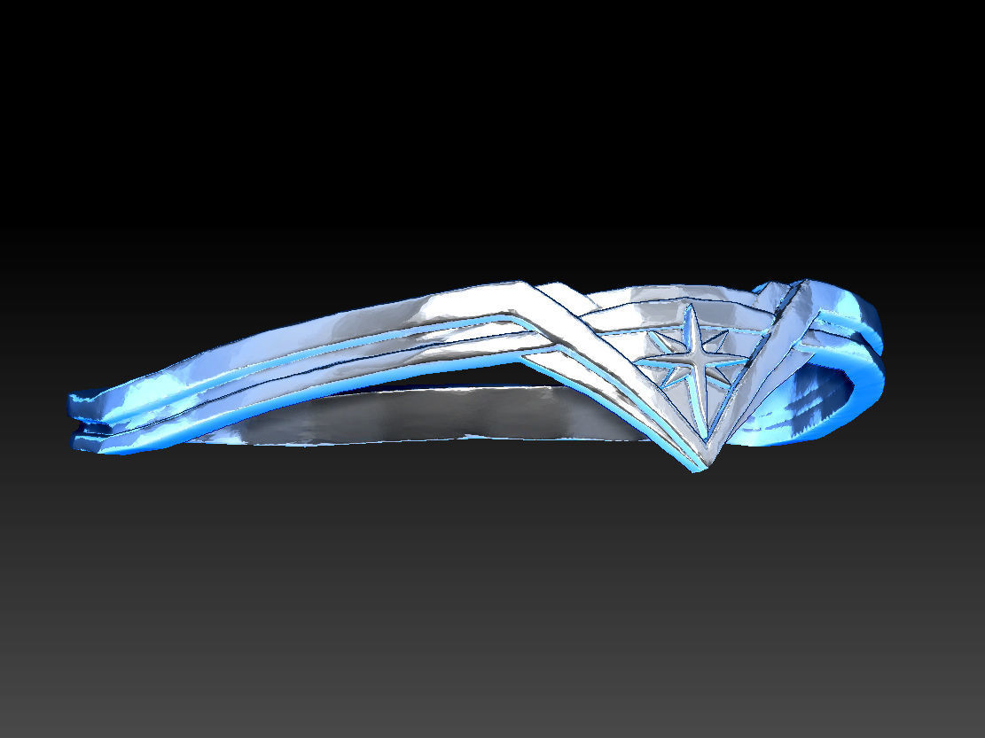 Wonder Woman Tiara Gal Gadot 3D print model_5