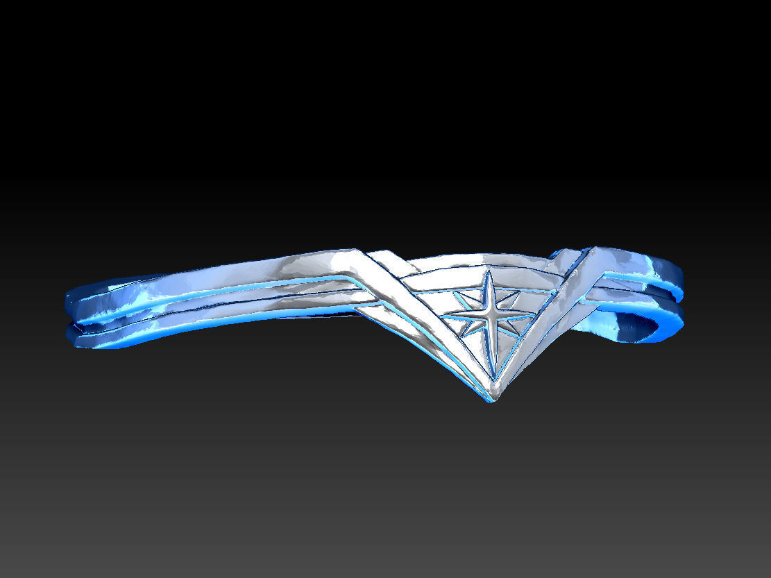 Wonder Woman Tiara Gal Gadot 3D print model_0