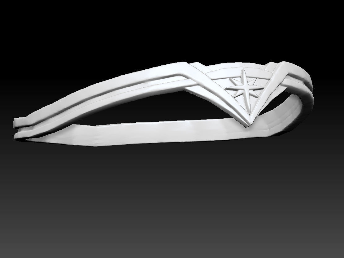Wonder Woman Tiara Gal Gadot 3D print model_1