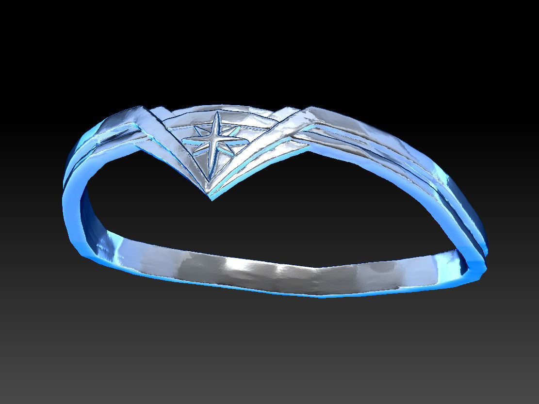 Wonder Woman Tiara Gal Gadot 3D print model_16