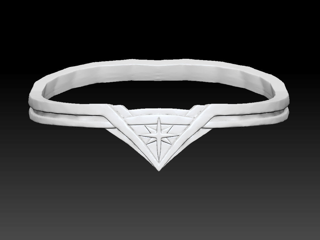 Wonder Woman Tiara Gal Gadot 3D print model_3