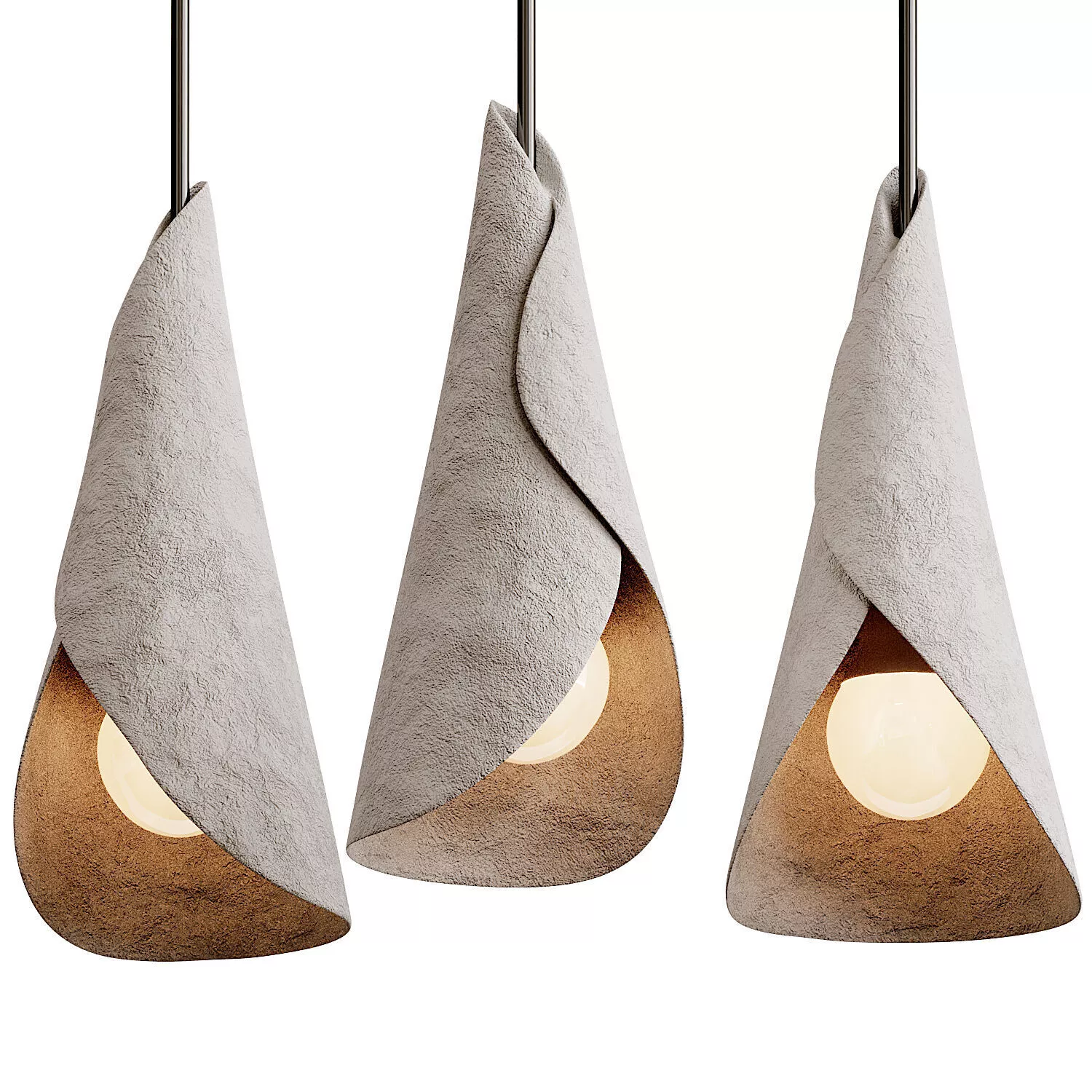 Lemon Gelato Pendant Light 3D model