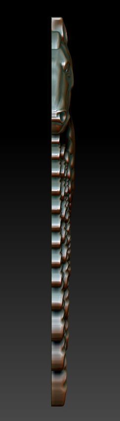 Pegasus pendant 3D print model_1