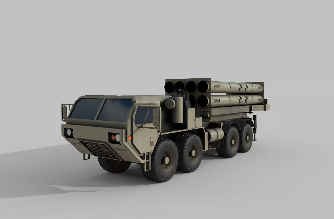 THAAD Terminal High Altitude Area Defense Low-poly 3D model