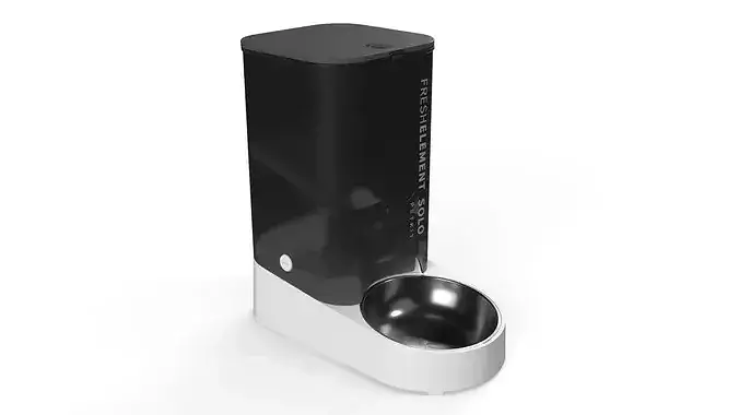 PETKIT SOLO Automatic Pet Food Dispenser Black 3D model