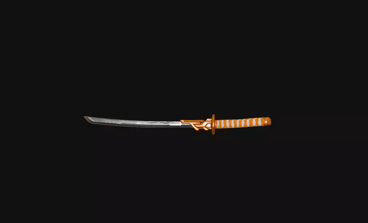Modern katana sword for your character FBX STL OBJ 3D print model