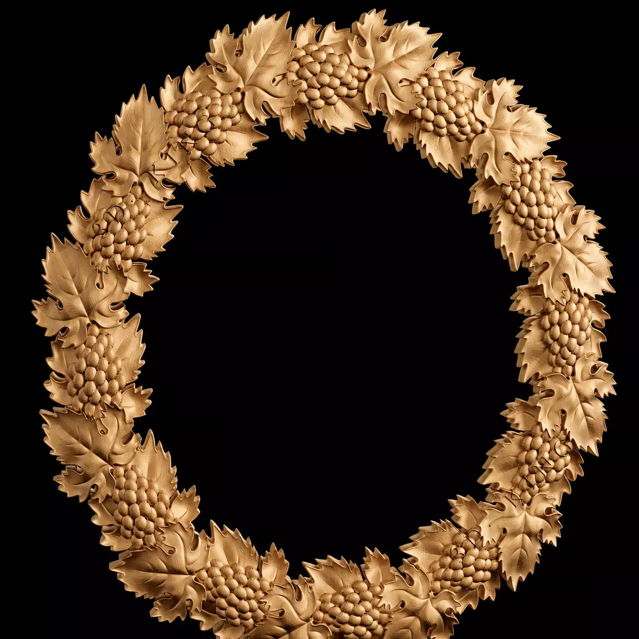 Grapevine Wreath Frame STL 3D model