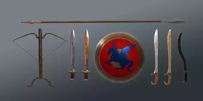 Ancient Greek Weapons Pack