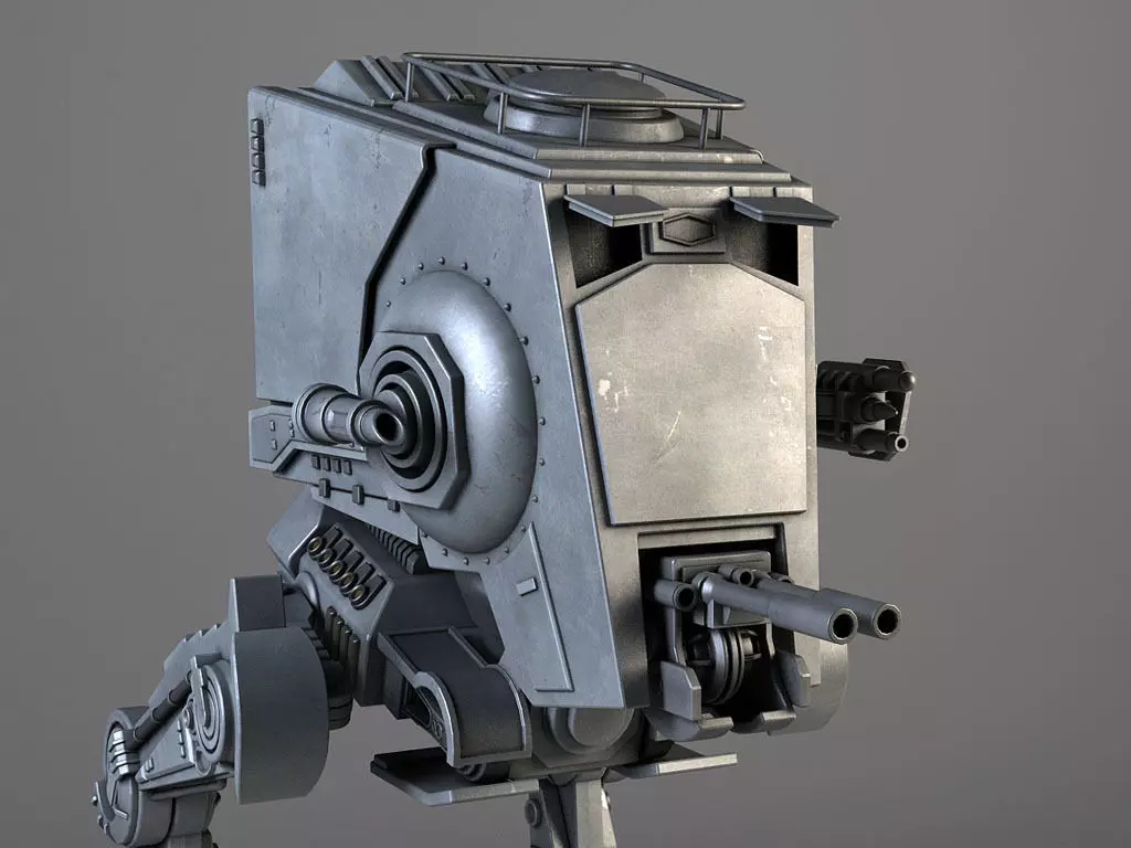 Star Wars AT-ST 3D model_0