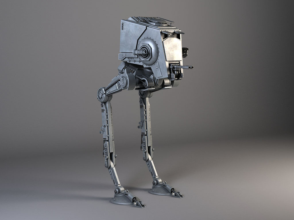 Star Wars AT-ST 3D model_1