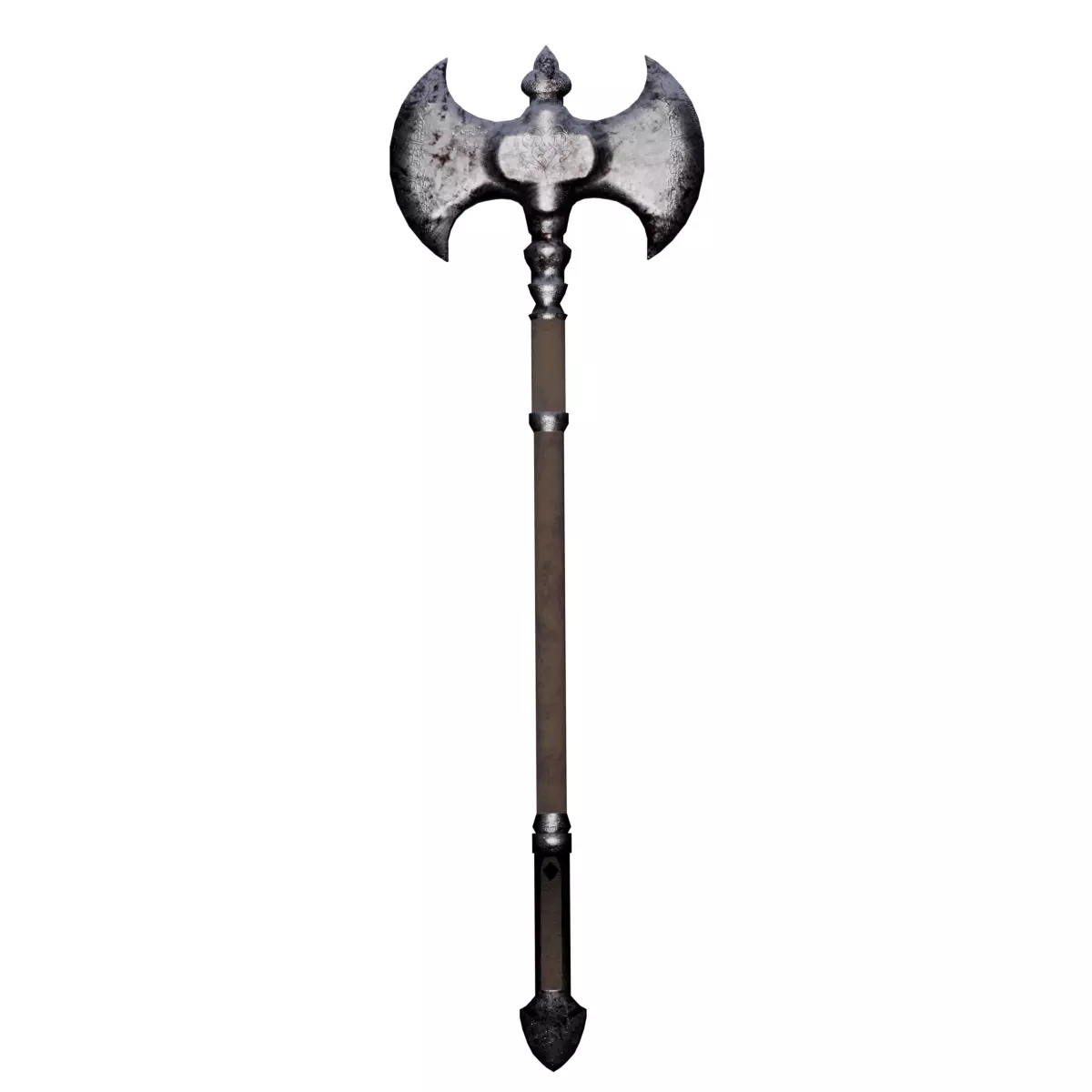 Battle axe Free low-poly 3D model