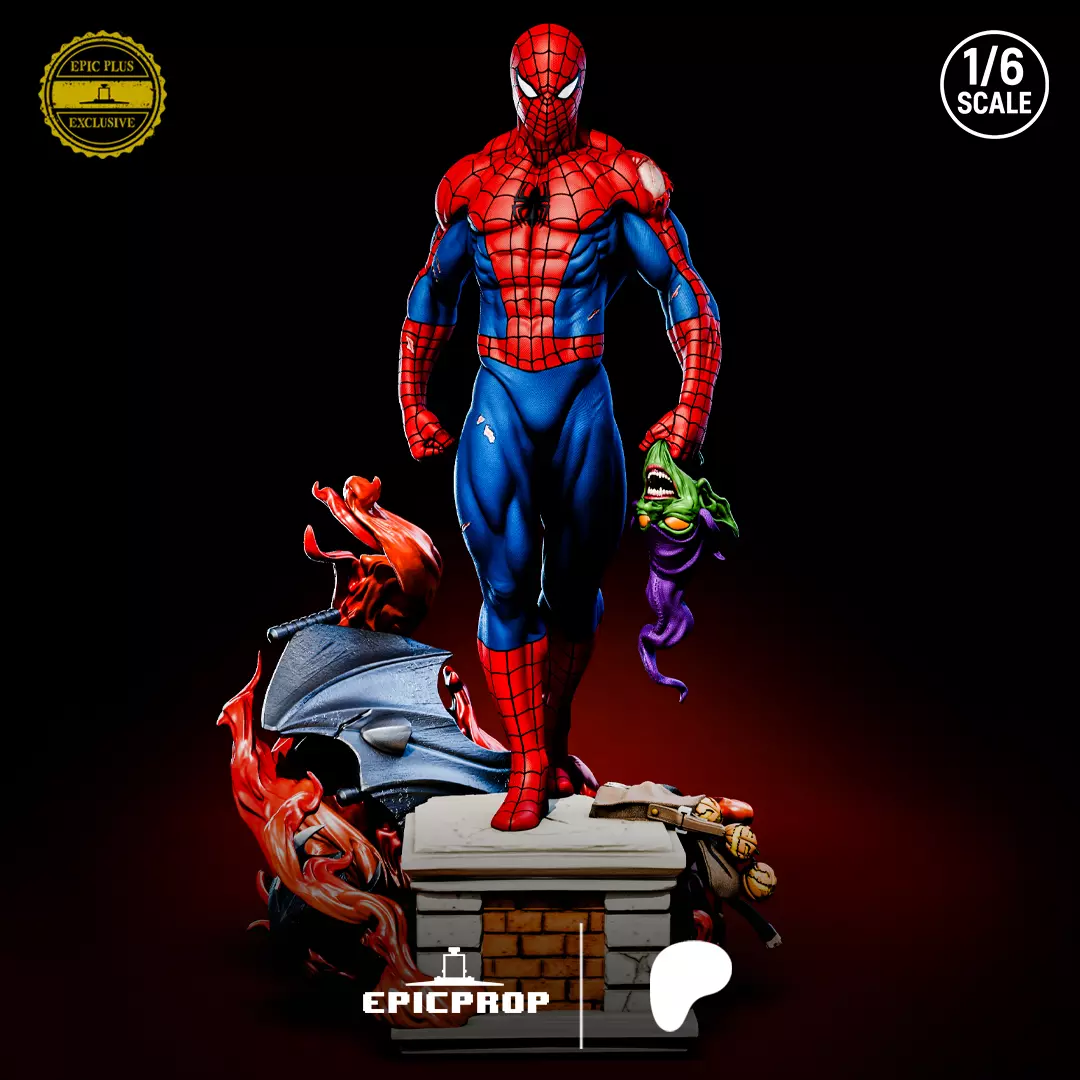 Spider-Man Sinister Six Victorious Figurine 3D Print Model STL 3D print model