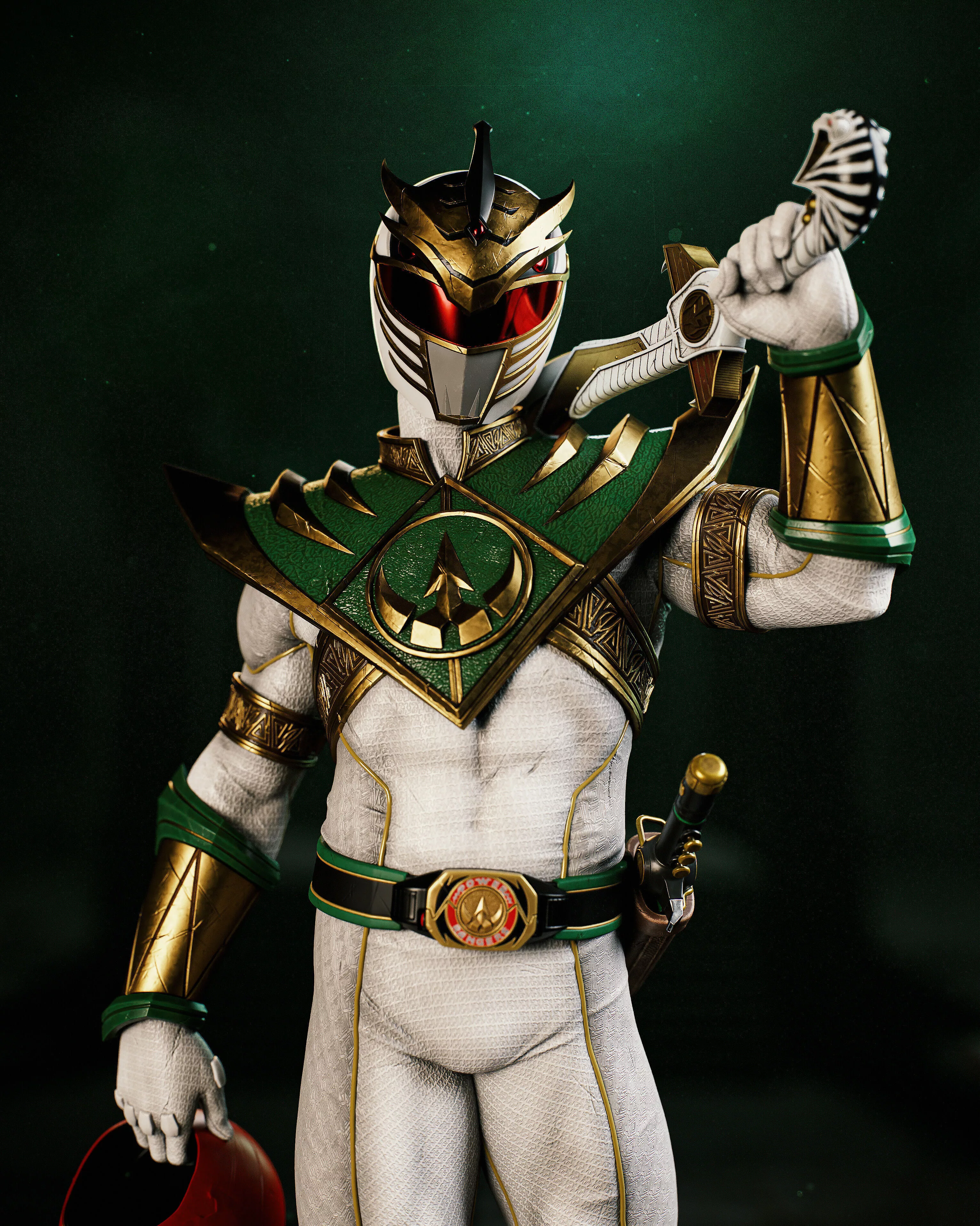 Lord Drakkon Power Rangers FigurinePrint Model STL Pre-Supported 3D print model