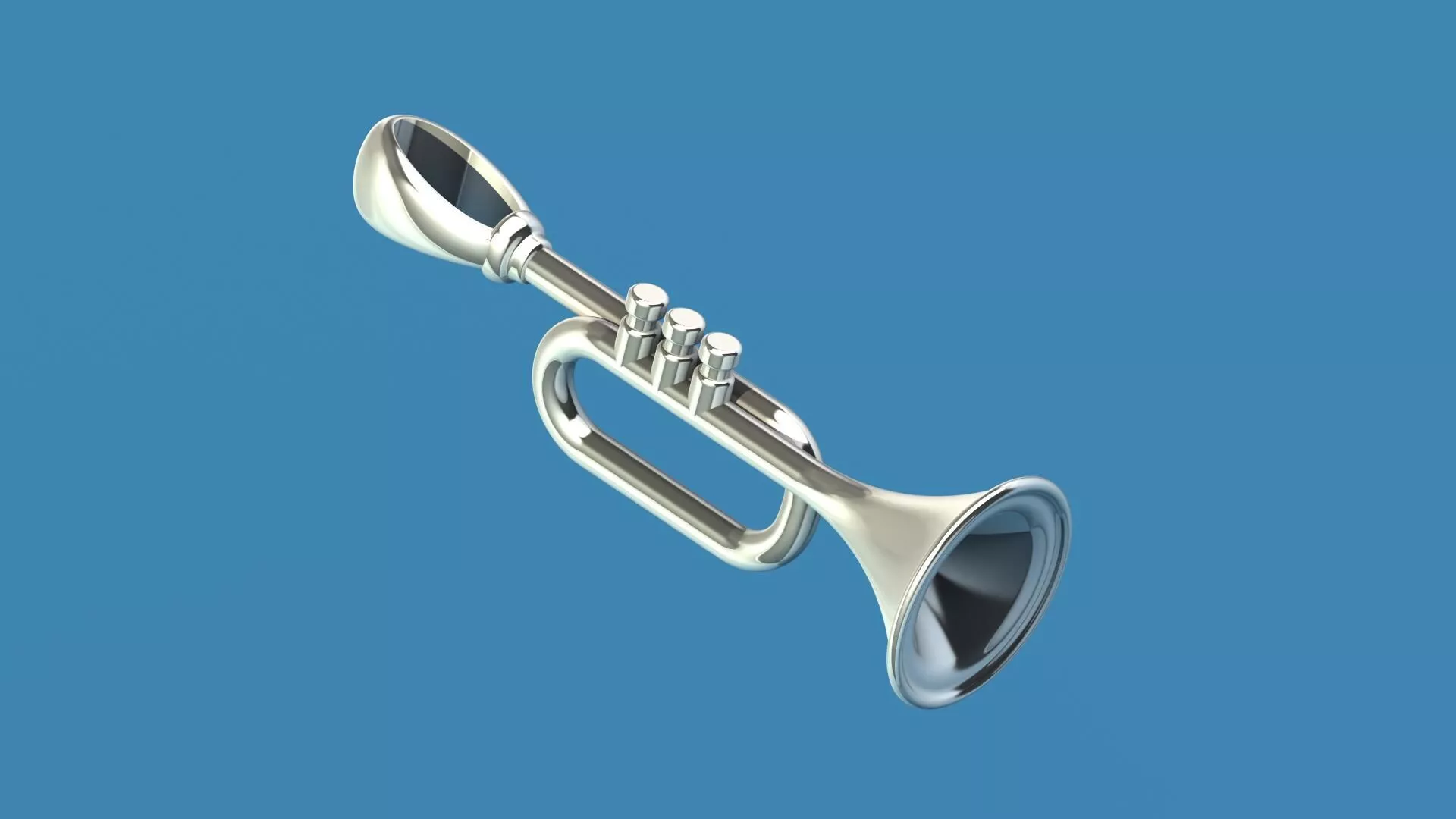TRUMPET PENDANT 3D print model
