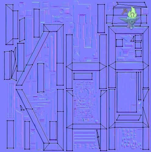 Blacksmith Post Vice Low-poly 3D model_19