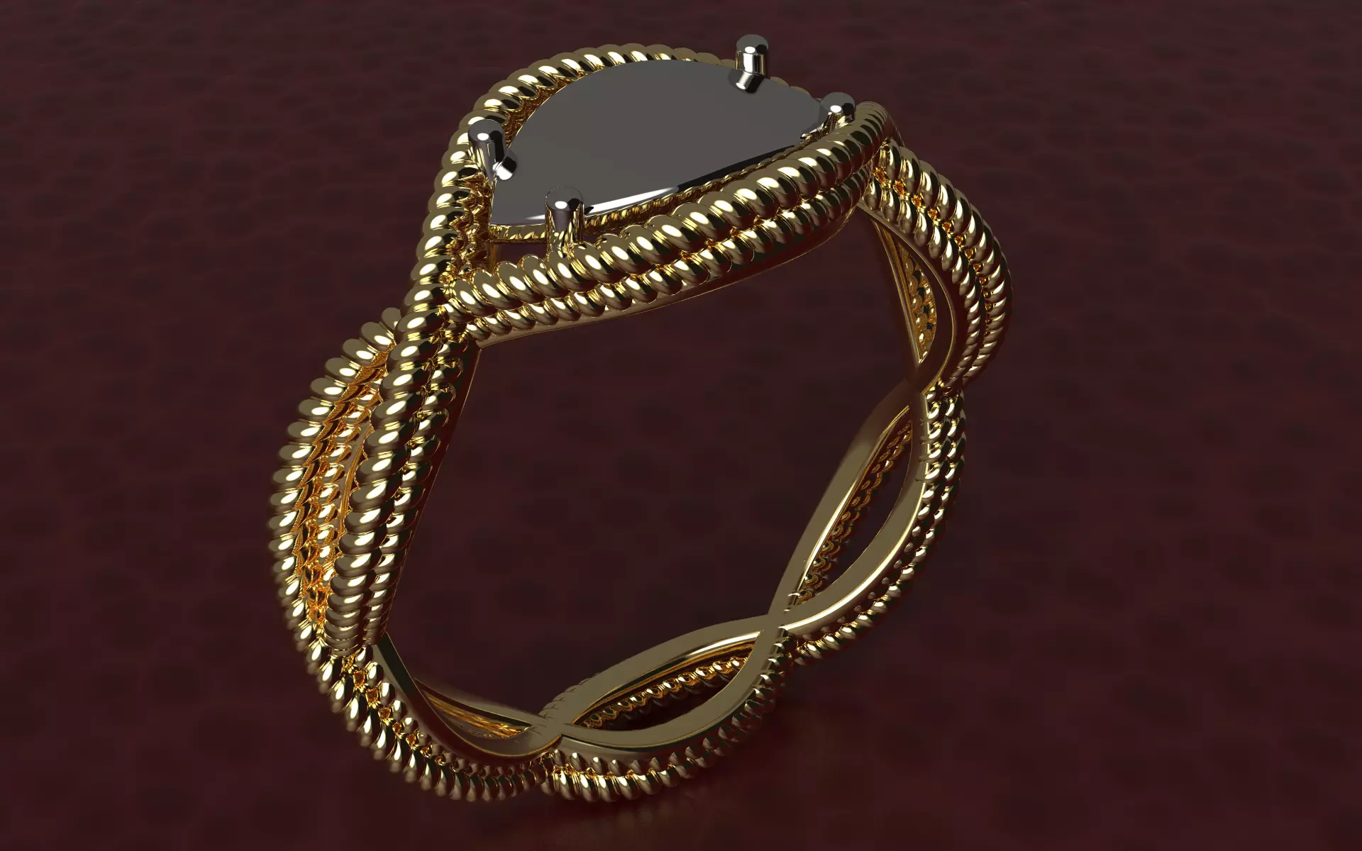 Roberto Coin ring palazzo-ducale 3D print model