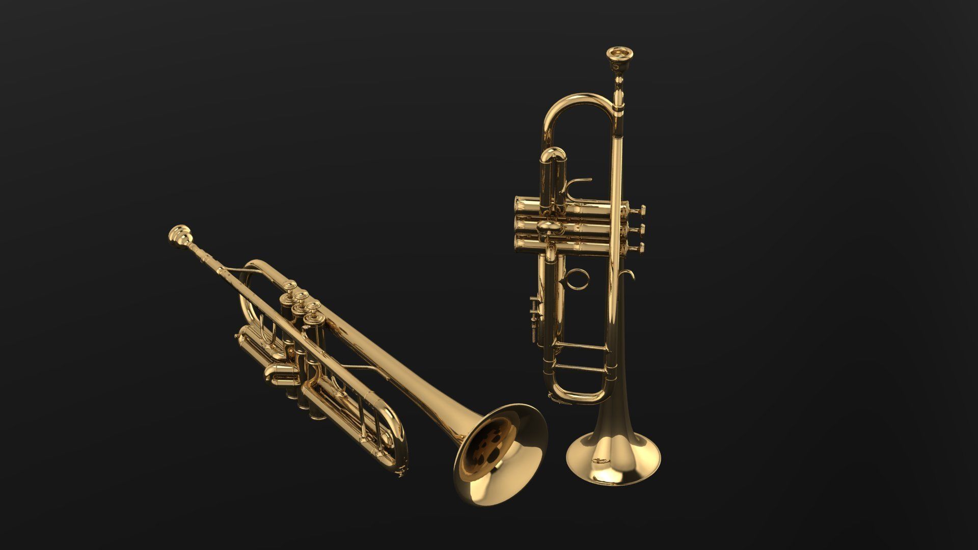 Trumpet 089 3D print model_1