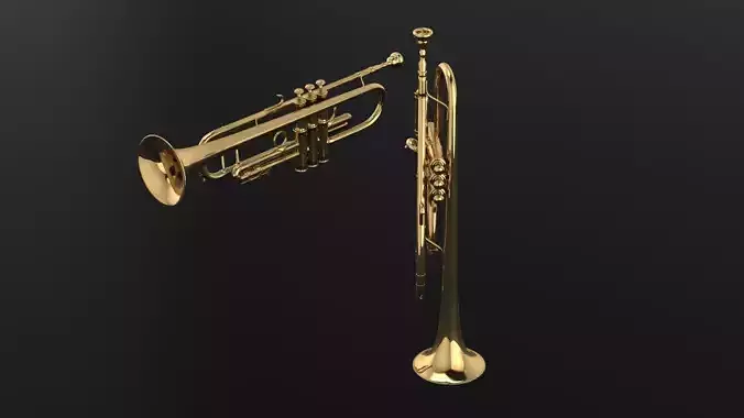 Trumpet 089 3D print model