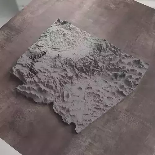 Ready to print Arizona State 3D model