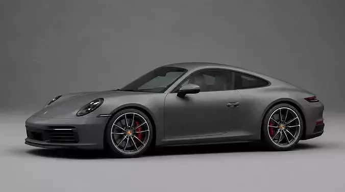 Porsche 911 Carrera Sports Coupe 992 Generation 3D model 2