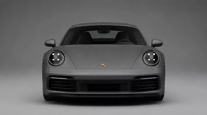 Porsche 911 Carrera Sports Coupe 992 Generation 3D model 7
