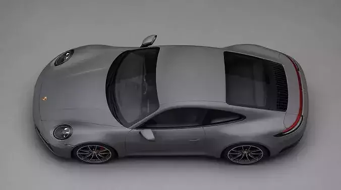 Porsche 911 Carrera Sports Coupe 992 Generation 3D model 4