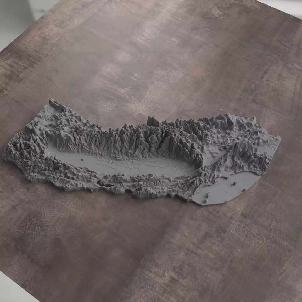Ready to print California State 3D model 3D print model
