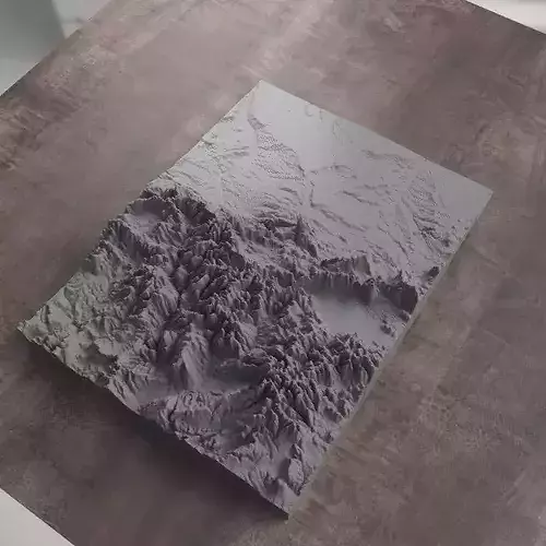 Ready to print Colorado State 3D model