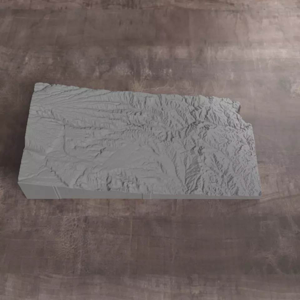 Ready to print Kansas State 3D model 3D print model