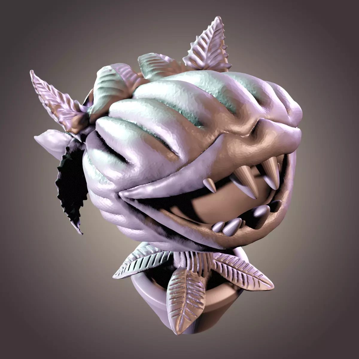 Ancient carnivorous plant 3D print model