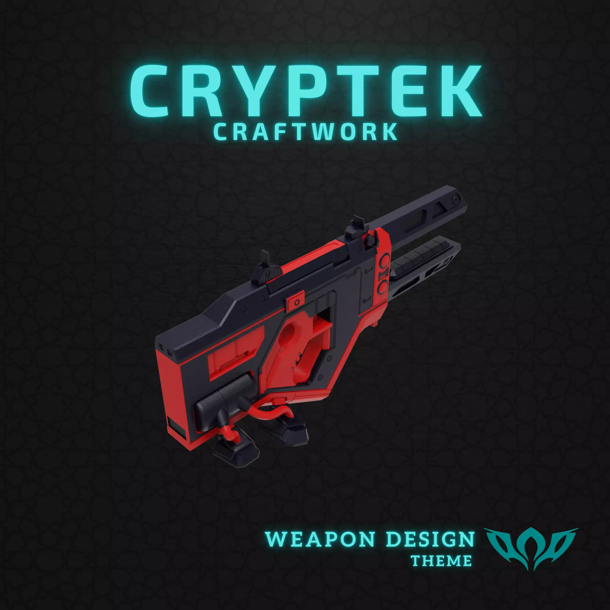 01 Mini Toy 10 Gallon Tediore SMG Gun Borderlands - 3D Print 3D print model