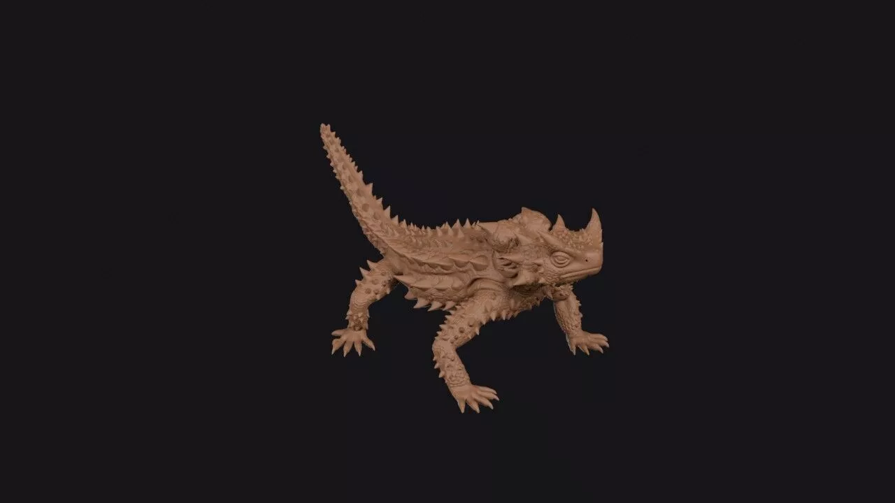 thorny devil 3d model 3D print model