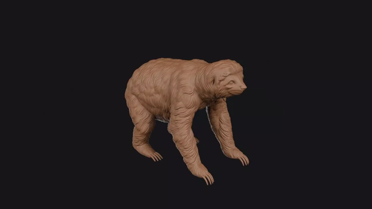 sloth 3d model 3D print model
