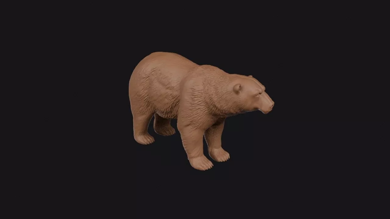 polar bear 3d model 3D print model
