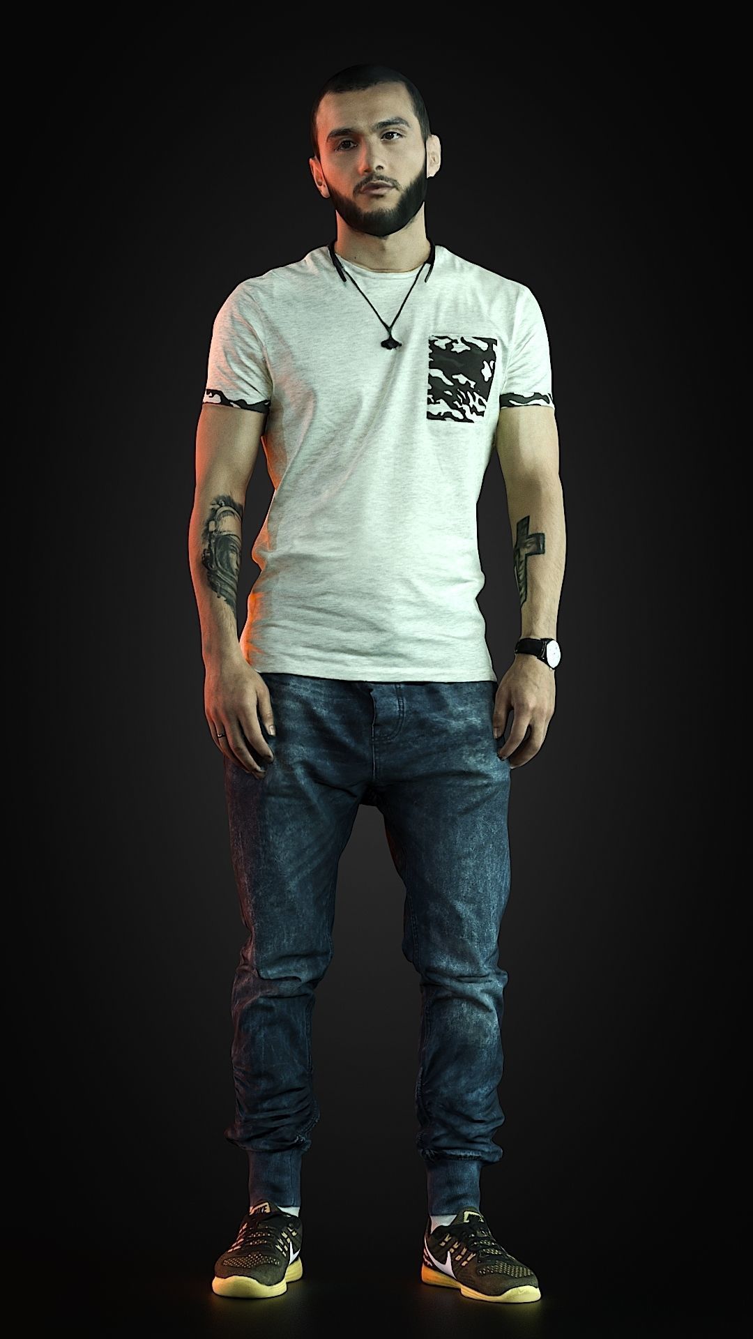 3d scan man 1 Free 3D model_2