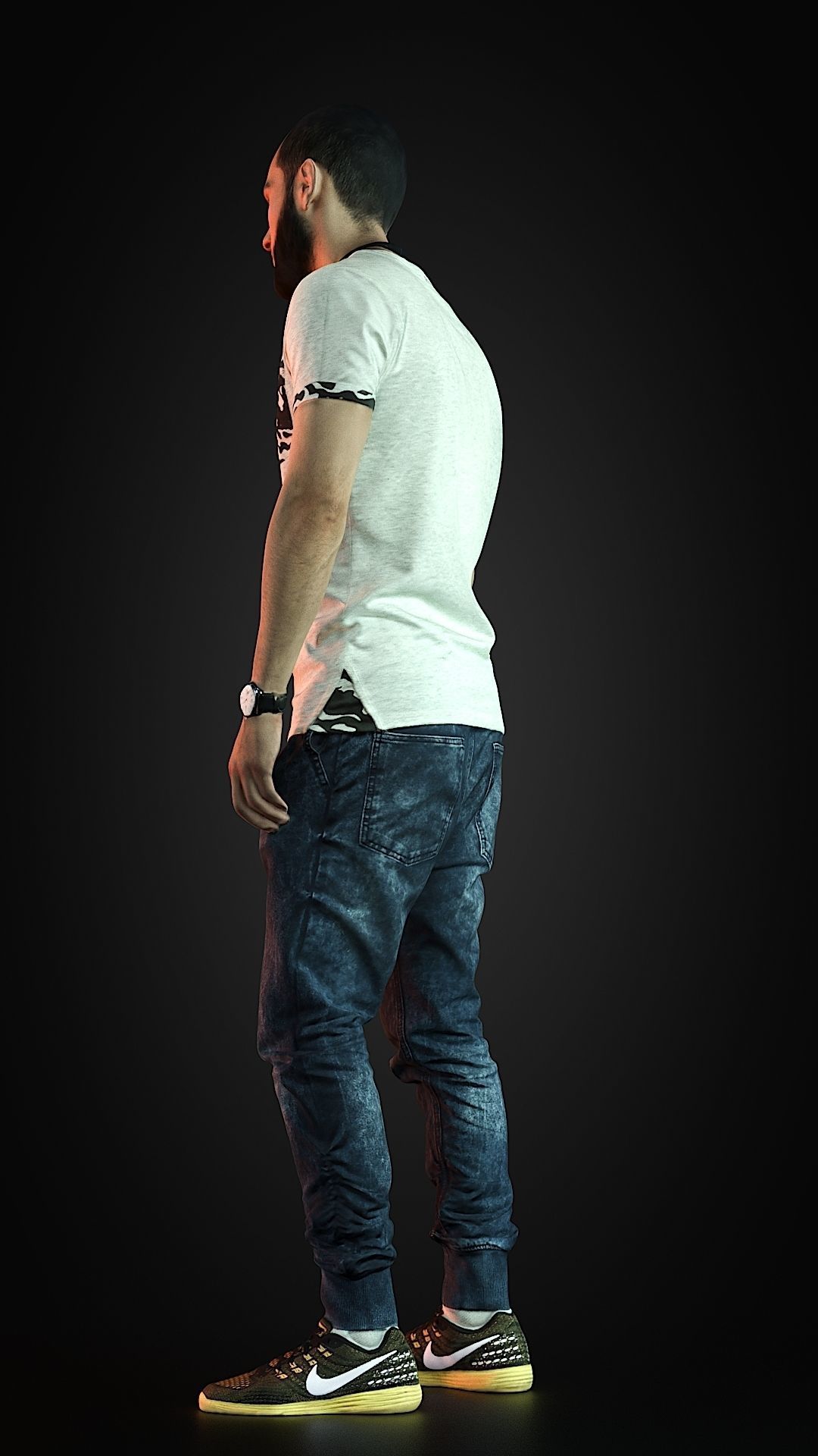 3d scan man 1 Free 3D model_5