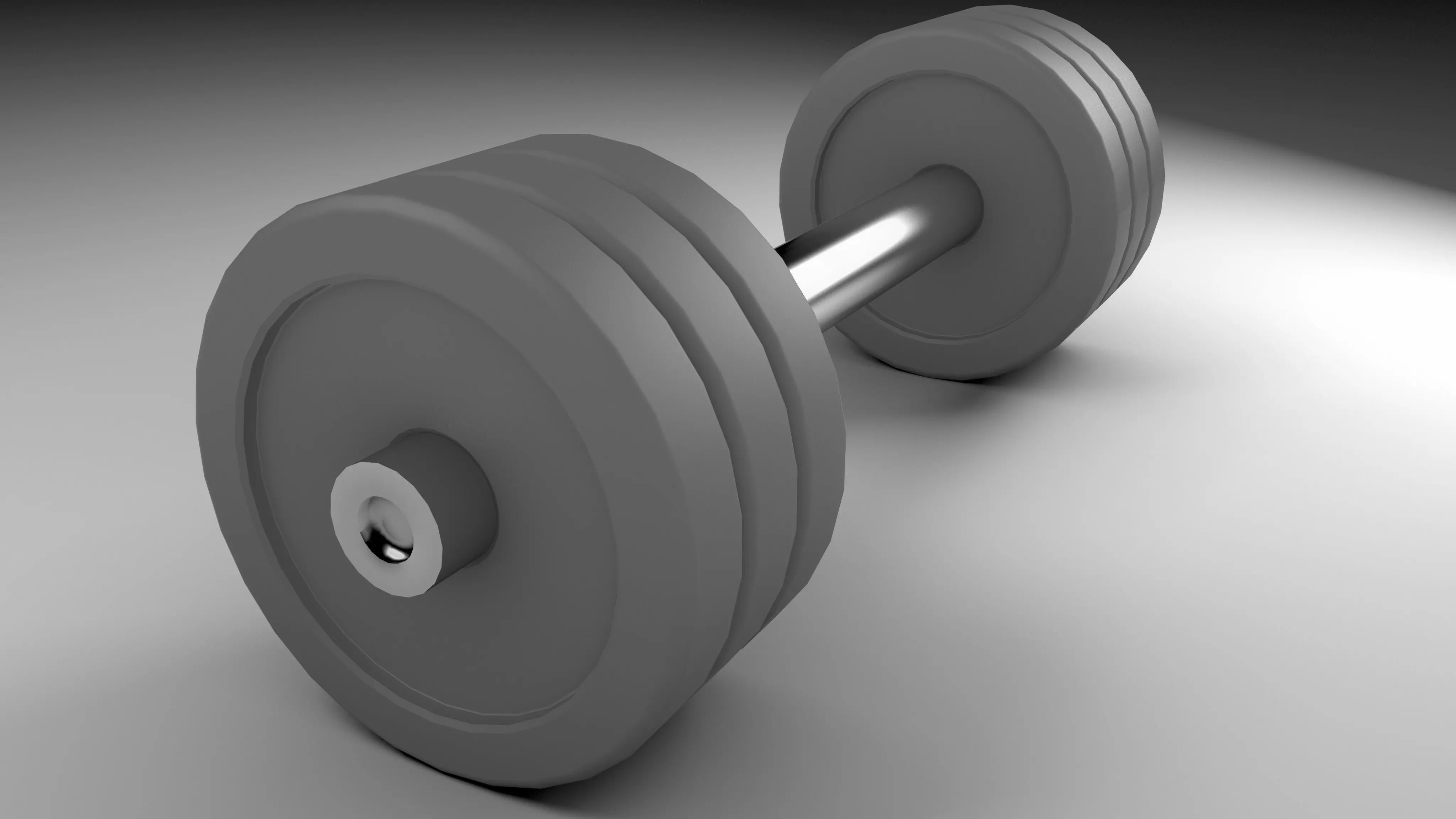 Dumbbell Gym Equipment FREE Free low-poly 3D model