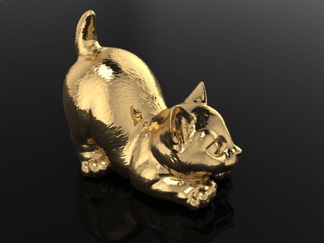 Cat 190 3D print model_1