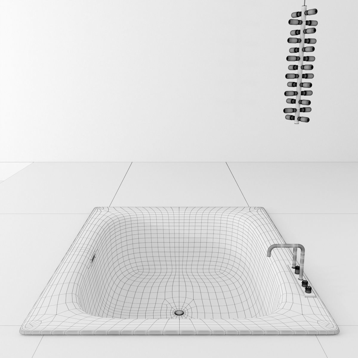 Bathroom furniture set Panta Rel 3 3D model_5