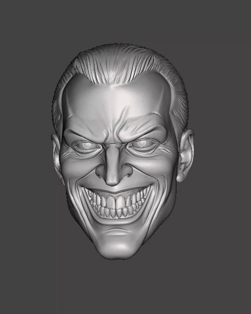 Joker Batman Beyond headsculpt head sculpt 3D print model