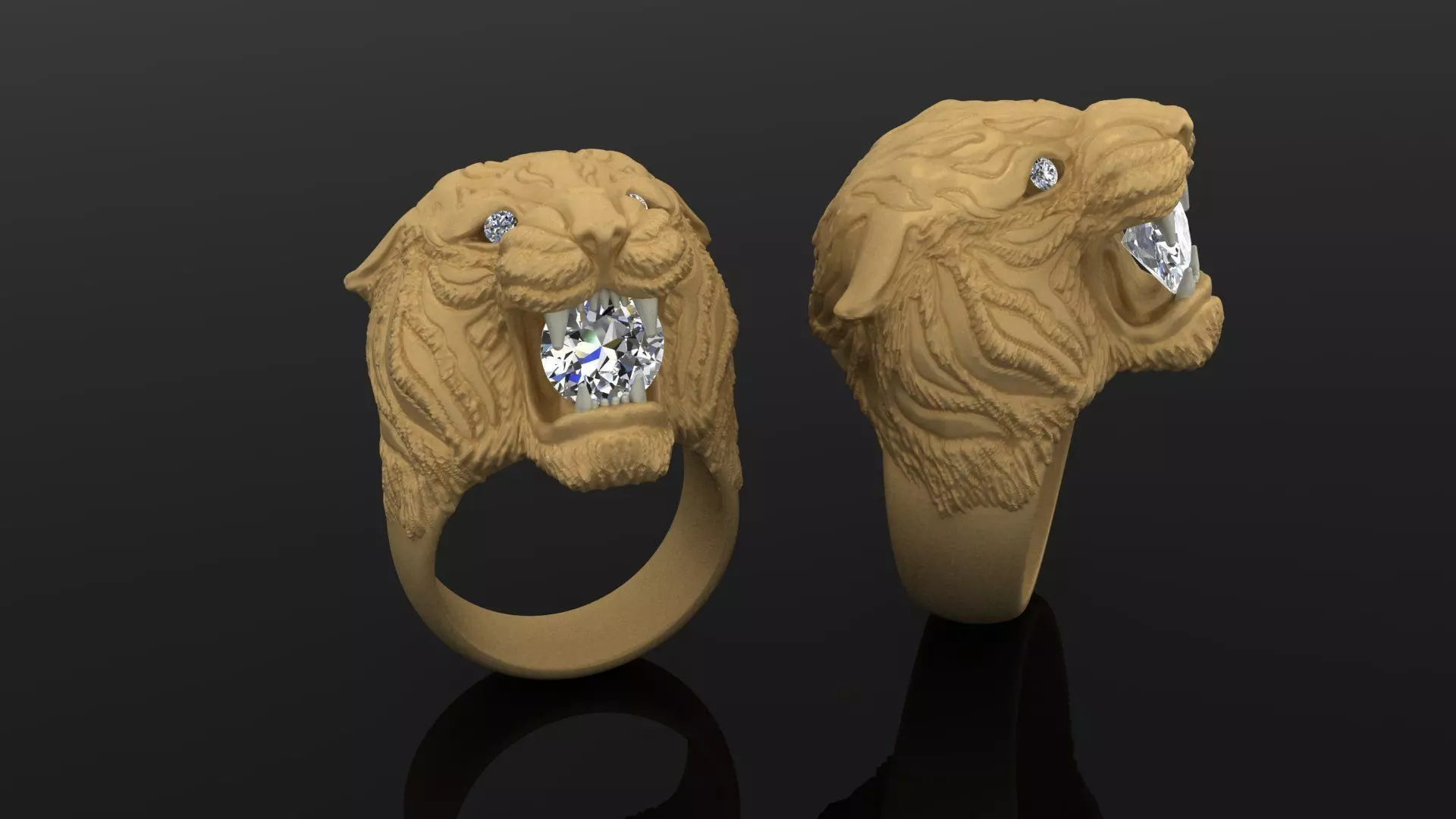 Ring Tiger 052 3D print model_0