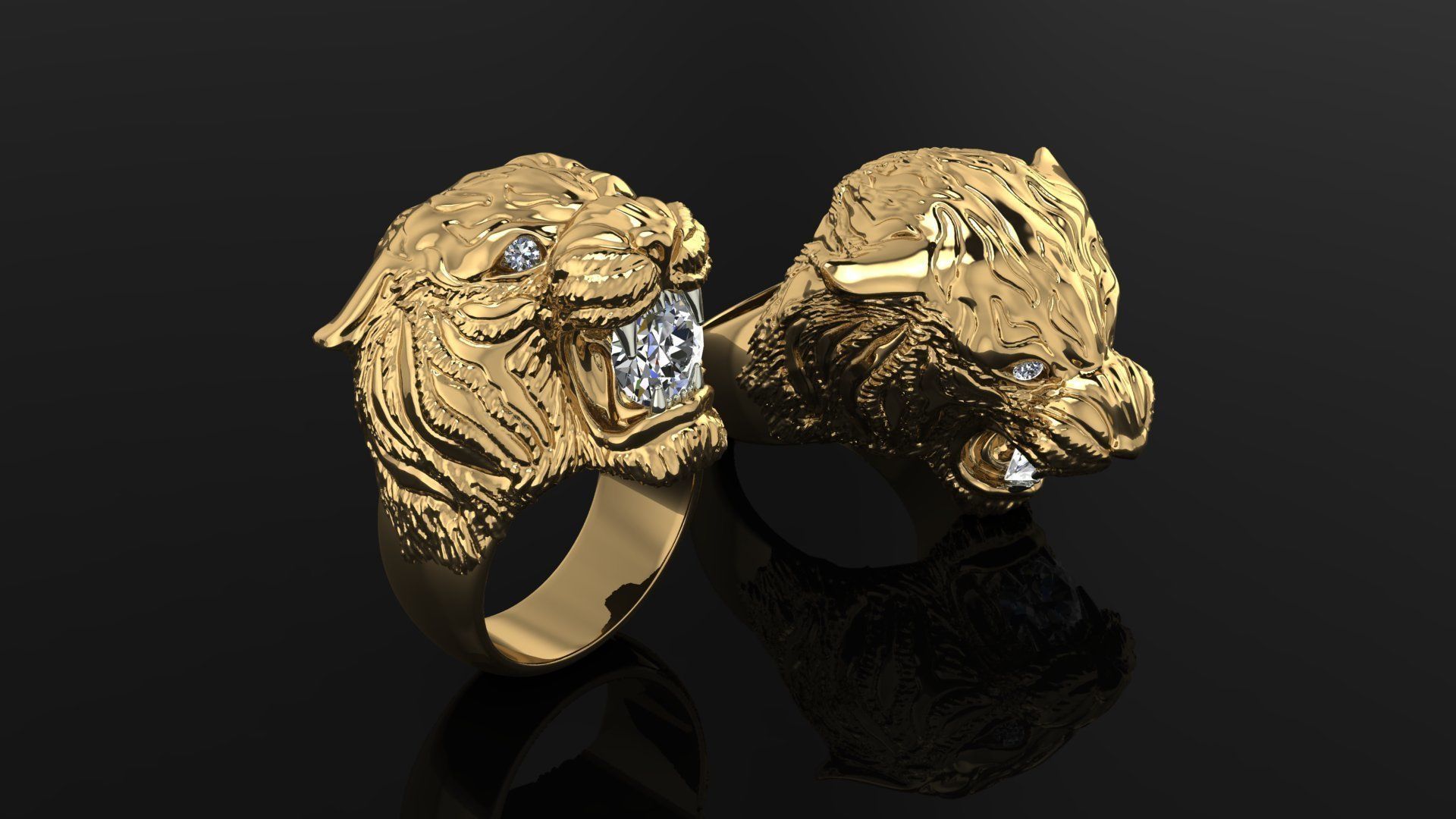 Ring Tiger 052 3D print model_2