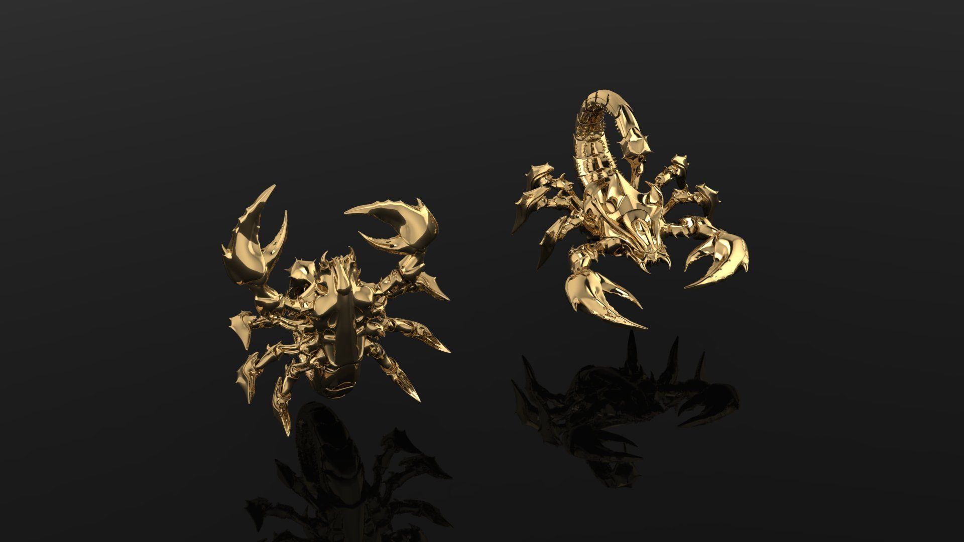 Scorpion 100 3D print model_1